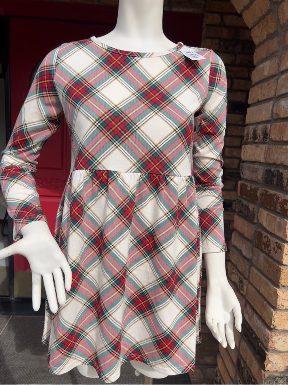 Children’s Place Girls’ Printed Every Day Dress Size XXL Red and White. - Picture 4 of 10